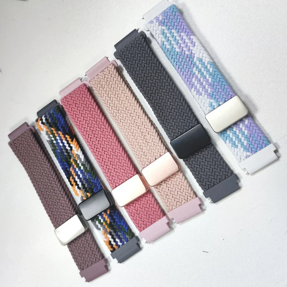 Magnetic Nylon Sports Watch Band, 20-22mm, Universal Fit