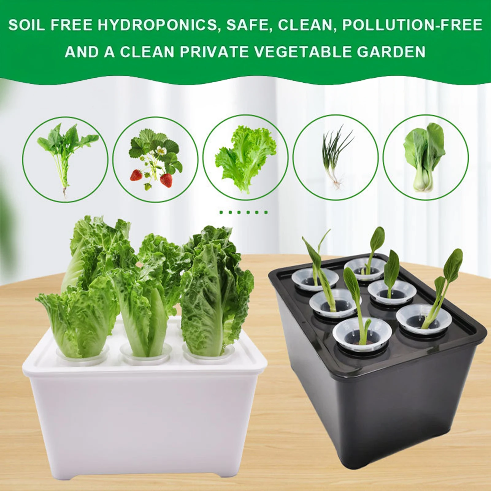 Professioneller Hydroponik-Anzuchtbox Gartenbau-Pflanzentöpfe Indoor Universelles Hydroponik-System Pflanz-Hydroponik-Anzuchtset