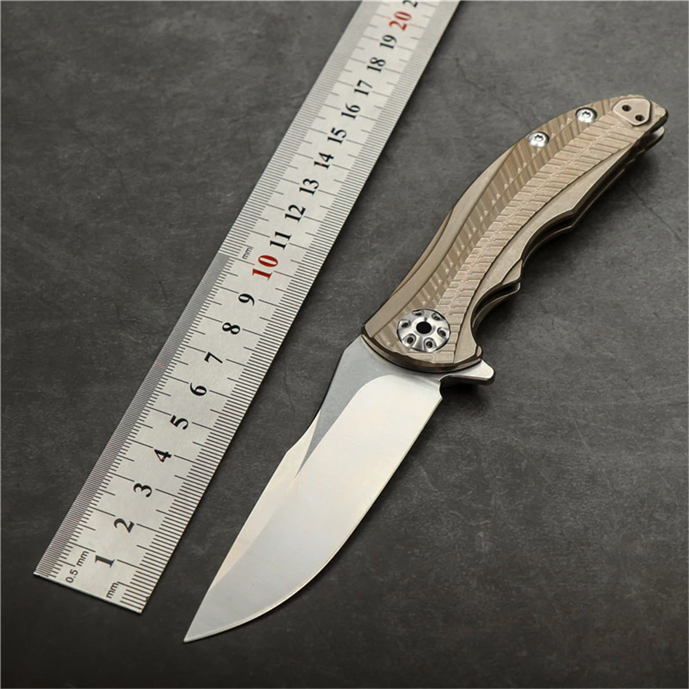 0609-folding-knife-mark-20cv-titanium-alloy-handle-camping-outdoor-survival-pocket-sharp-hunting-knife-edc-self-defense-tool