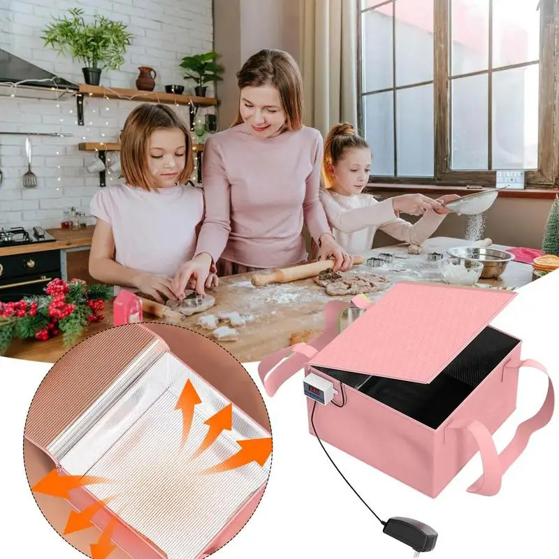 -50-110 Celsius ​Dough Proofer Warming Box with Heater Bread Pizza Dough Fermentation Cabinet Precise for Handmade Bread