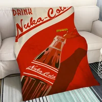 Cute Throw Blanket for Sofa Luxury Bedding Nuka Cola Warm Blankets for Cold Fluffy Plaid Bed Blanket 150cm X 200cm Home Interior 1