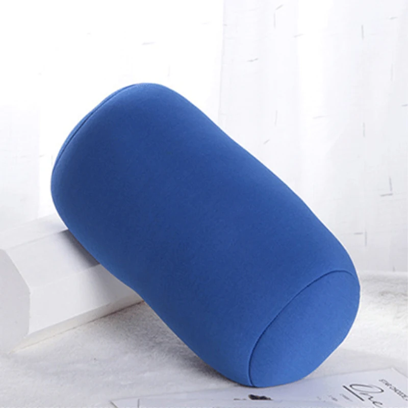 Microbead Back Cushion Roll Throw Pillow Travel Home Sleep Neck Support Comfortable Home Seat Pillow