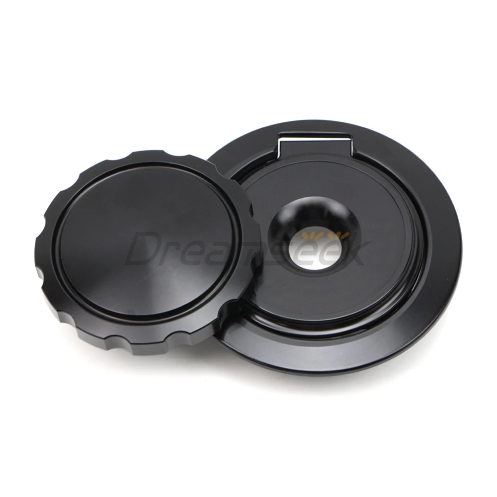 

Motorcycle Black Fuel Tank Cap for BMW R nineT R NineT Pure Urban G/S 2014-23 Gas Oil Tank Petrol Cover Guard Protector Aluminum