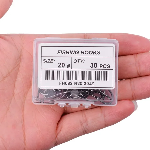 50pcs 10pcs Coating High Carbon Stainless Steel Barbed Carp Fishing Hooks Pack with Retail Original Box Fishing Hook Tackle 5