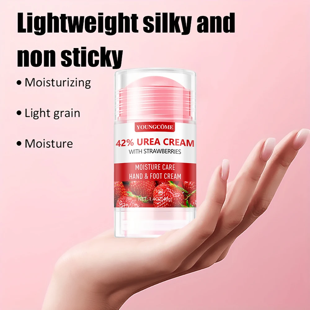 Strawberry-Infused Hydrating & Exfoliating Urea Cream