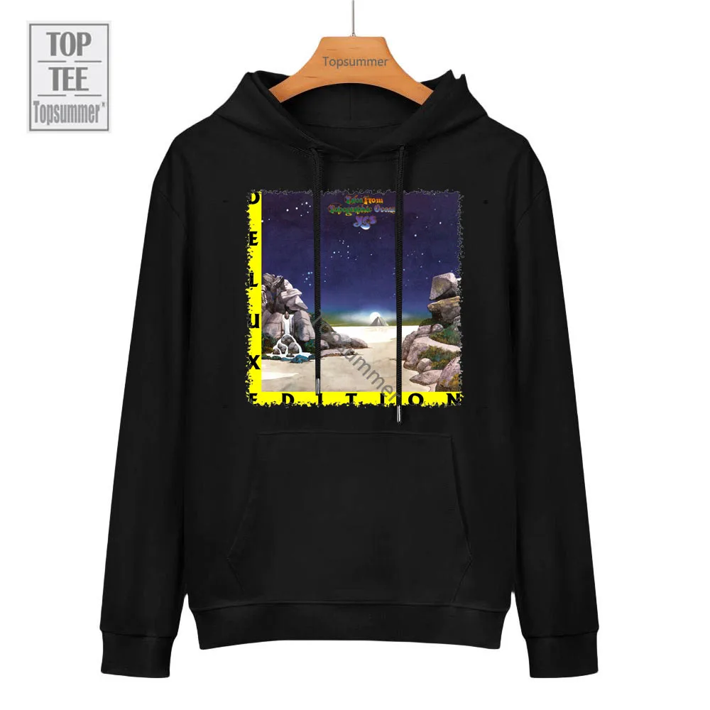 

Tales from Topographic Oceans Album Sweatshirt Yes Tour Hoodies Women'S Vintage Harajuku Sweatshirts Black Clothings