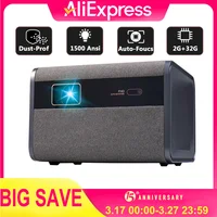 2025 NEW DITONG J10 projector 1920 * 1080P autofocus 4k HD video outdoor mobile phone Android smart home theater LED projector 1