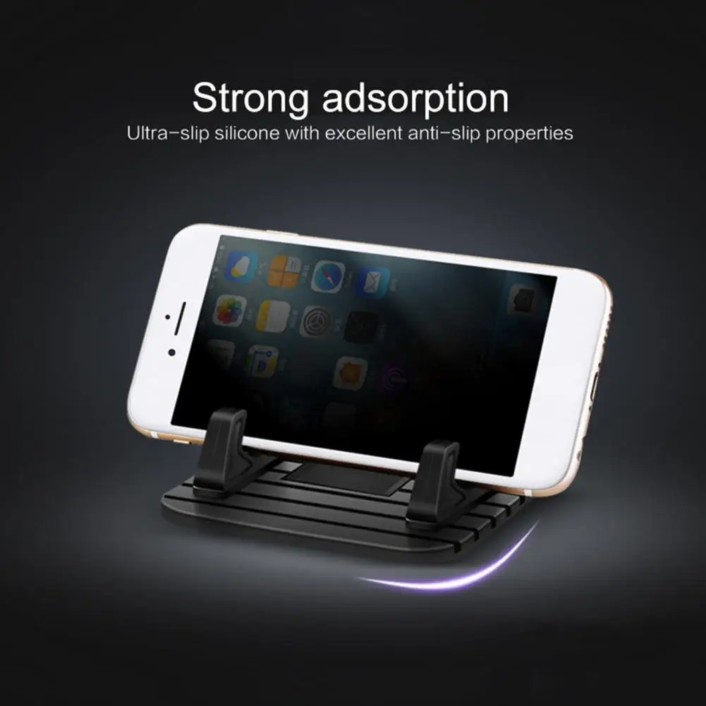 Phone Mount Anti-slip Phone Holder Non-slip Car Dashboard Pad Silicone Mat