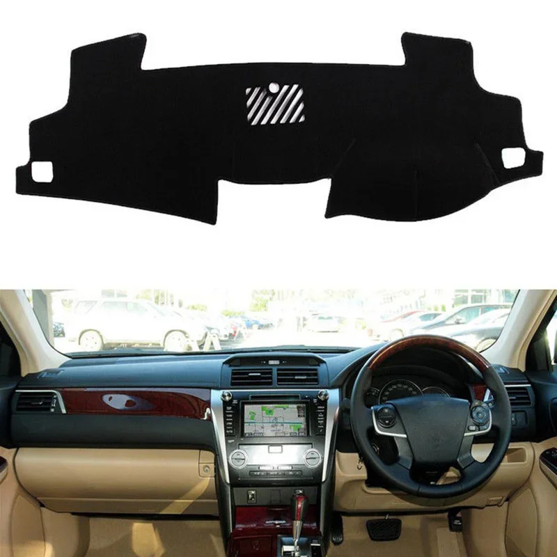 

Car Dashboard Cover Dash Mat Pad Sun Shade Instrument Protect Carpet Accessories For Toyota Camry XV50 2012 2013 2014 2015-2017