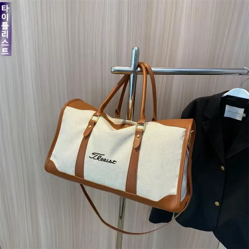 

2024 сумка для гольфа, сумка для тенниса, сумка для путешествий на короткие расстояния, Женская Холщовая Сумка для ручной клади, Женская легкая сумка для гольфа