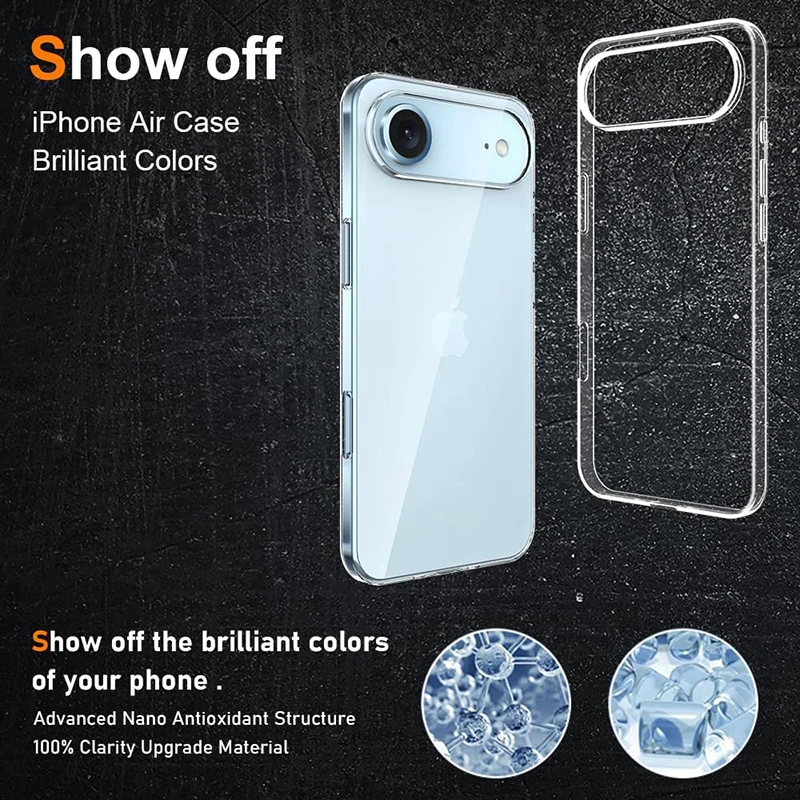 Ultra Thin Luxury Transparent Soft TPU Silicone Case - Clear Protective Back Cover