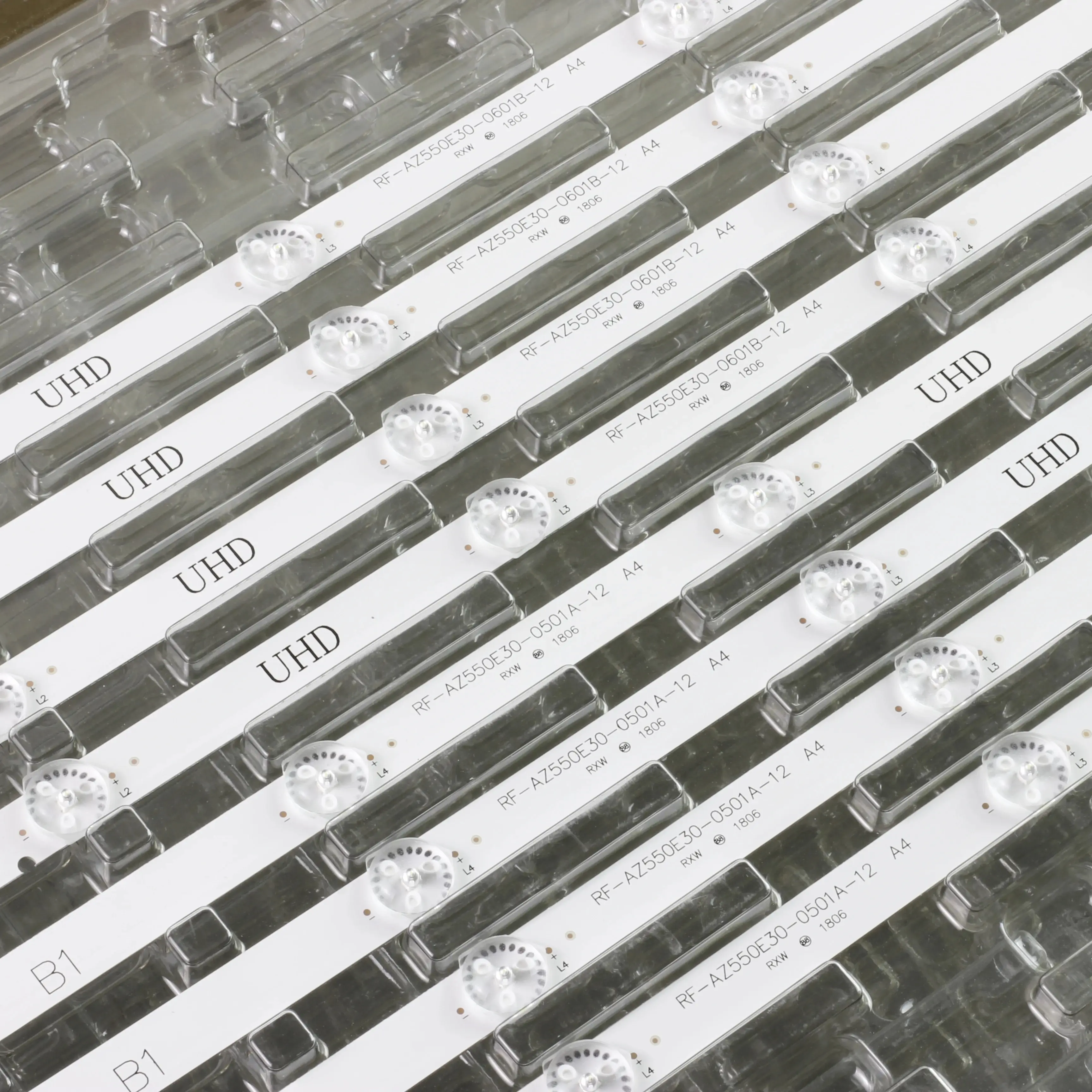 8pcs/set LED Backlight Strip For Philco PTV55U21 55UJ6300 55UJ6000 55UJ6200 55UJ620V 55LJ620V RF-AZ550E30-0601B-12 0501A A4 5