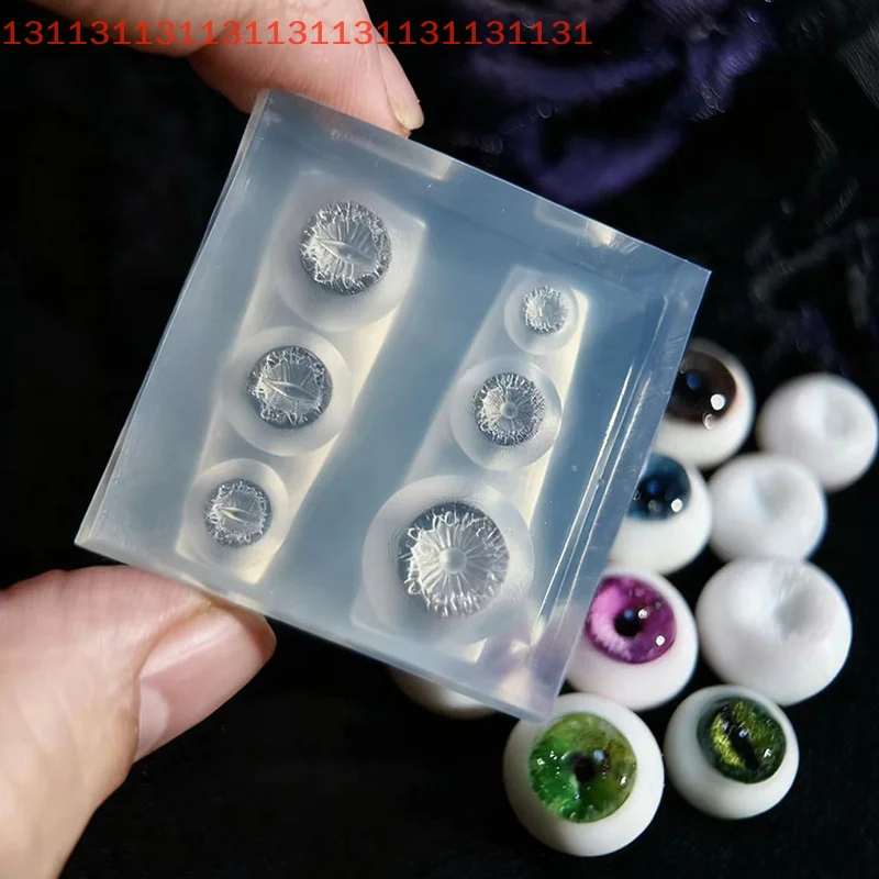 3D 네일 몰드 아이스 플라워 브레드 해파리 폭스 아이볼 스탬핑 스텐실 UV 젤 폴리쉬 아트 몰드 실리콘 조각 도구 DIY 디자인