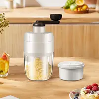 Mini Hand Crank Ice Crusher Ice Shaved Machine Lightweight DIY for Home 1