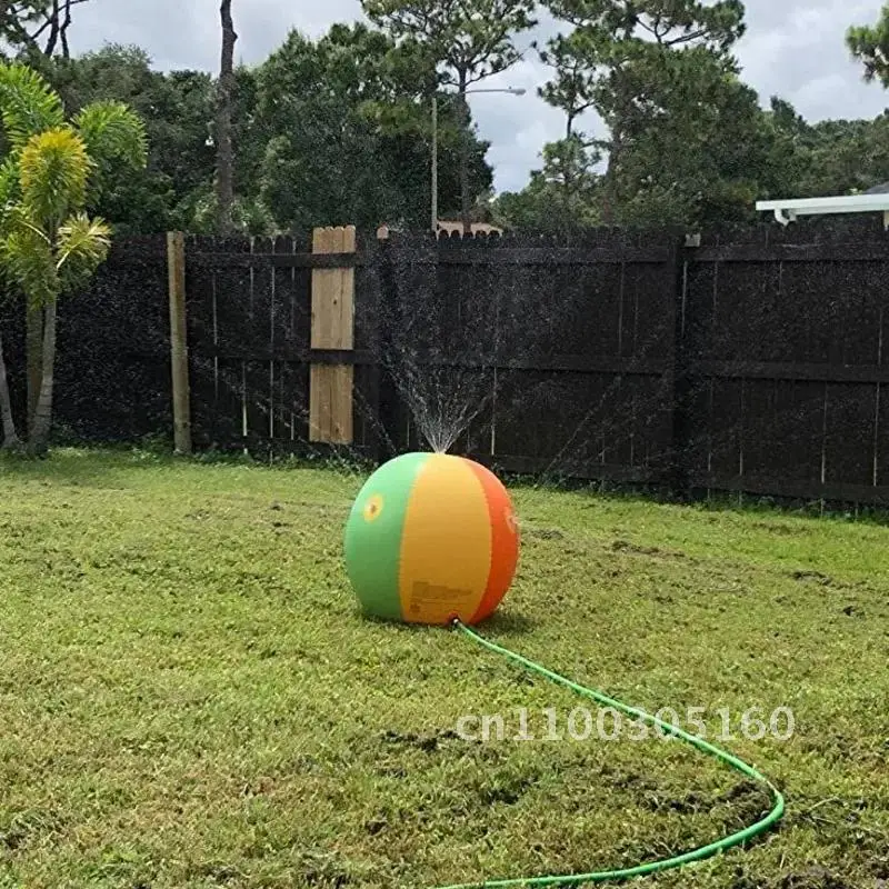 Funny Inflatable Balls Water Ball Kids Water Sprinkler Ball The Beach Lawn Outdoor Pool Playing Toys Spray Summer Swimming