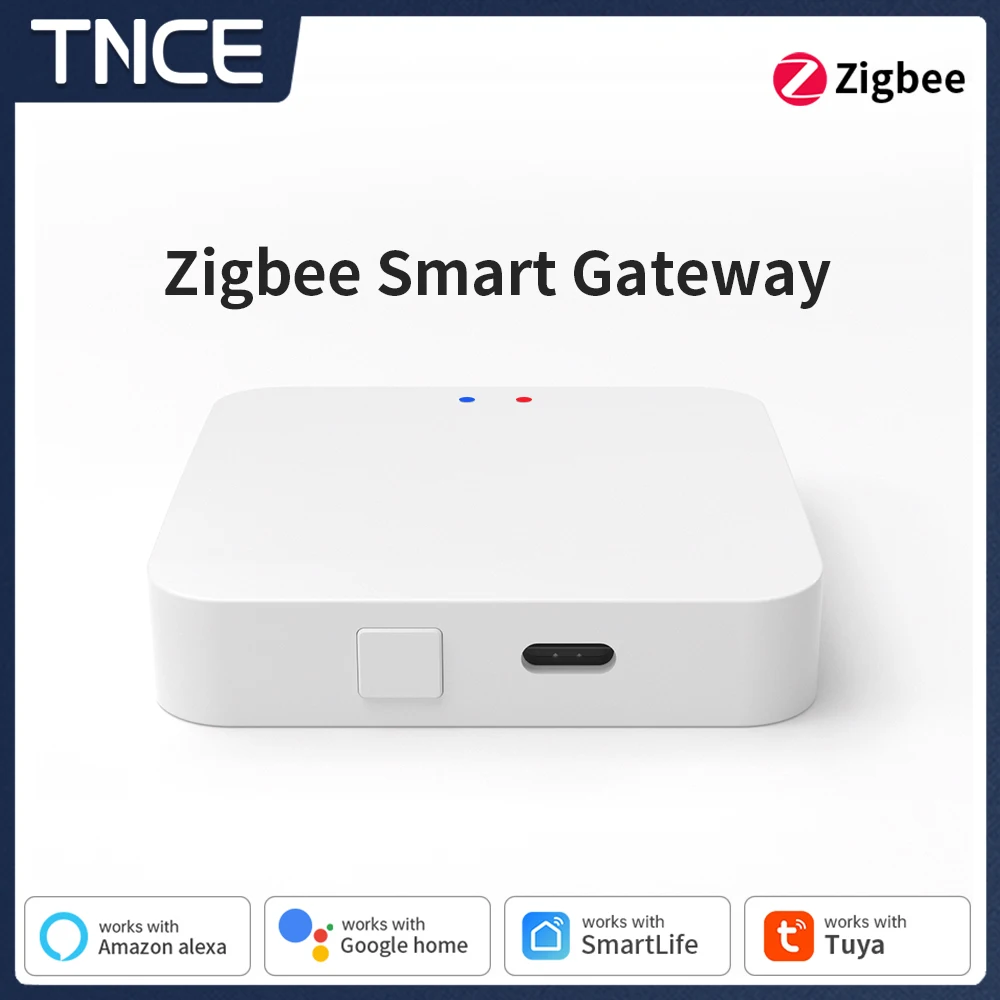 Zigbee Gateway TNCE Zigbee3.0 gateway Hub tuya Wireless Automation Smart home Device remote controller Bridge Support alexa google home