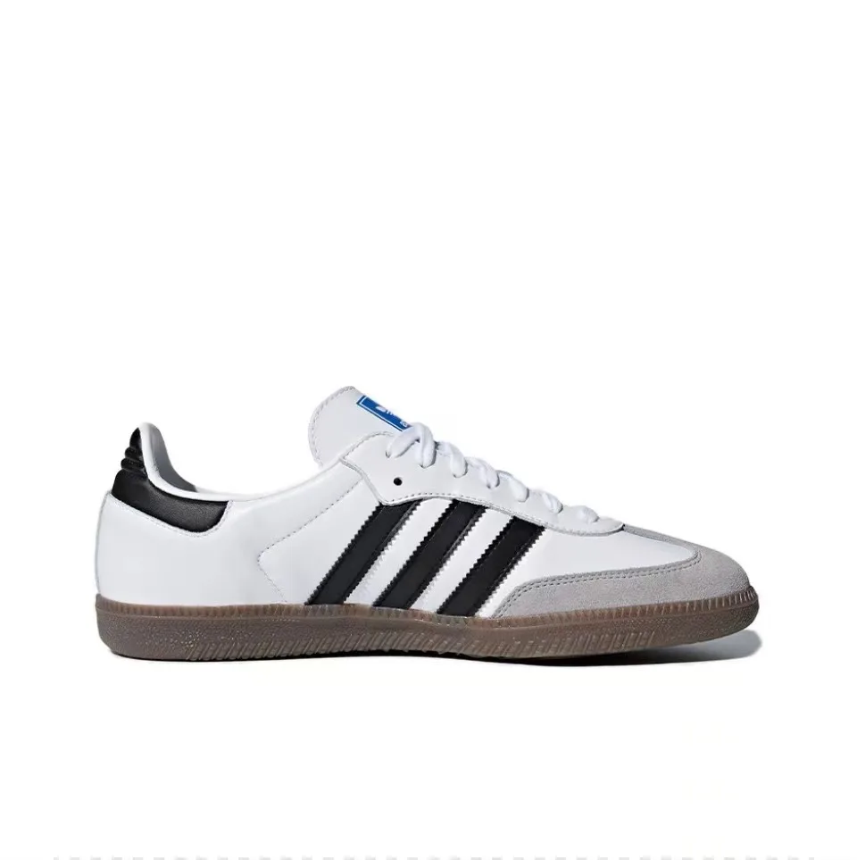 Adidas samba OG men's and women's classic soft leather sliding board shoes outdoor sports casual sneakers