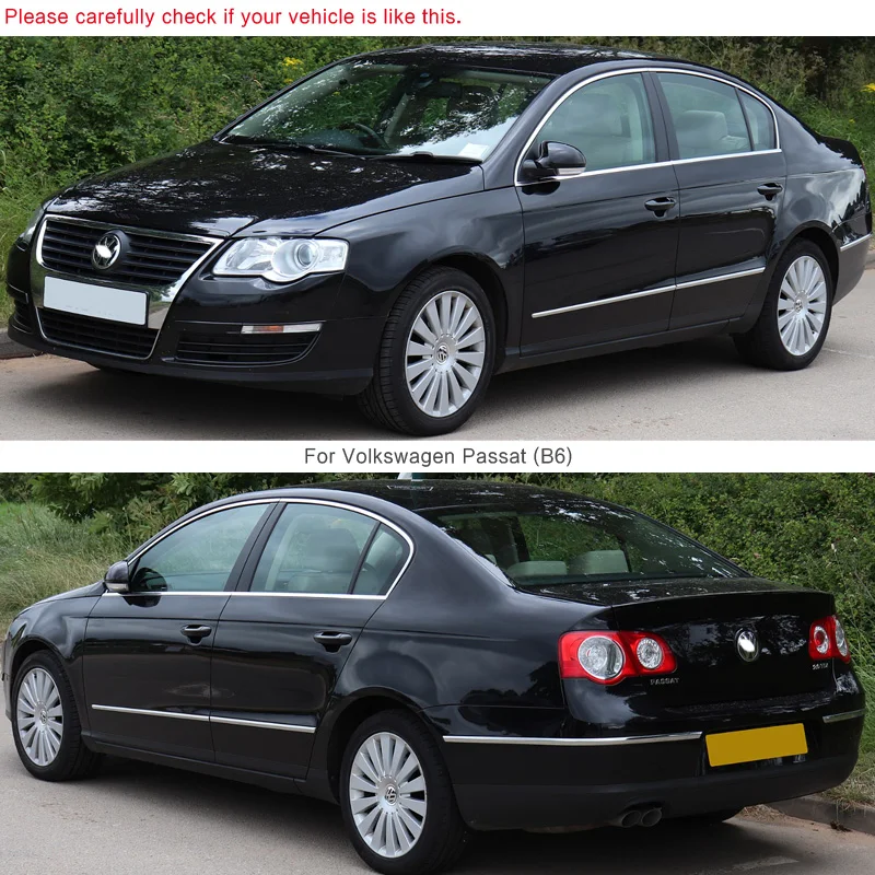 Window Visor For Volkswagen Passat B6 2006-2015 Door Window Vent Deflectors Rain Guards Weather Shield