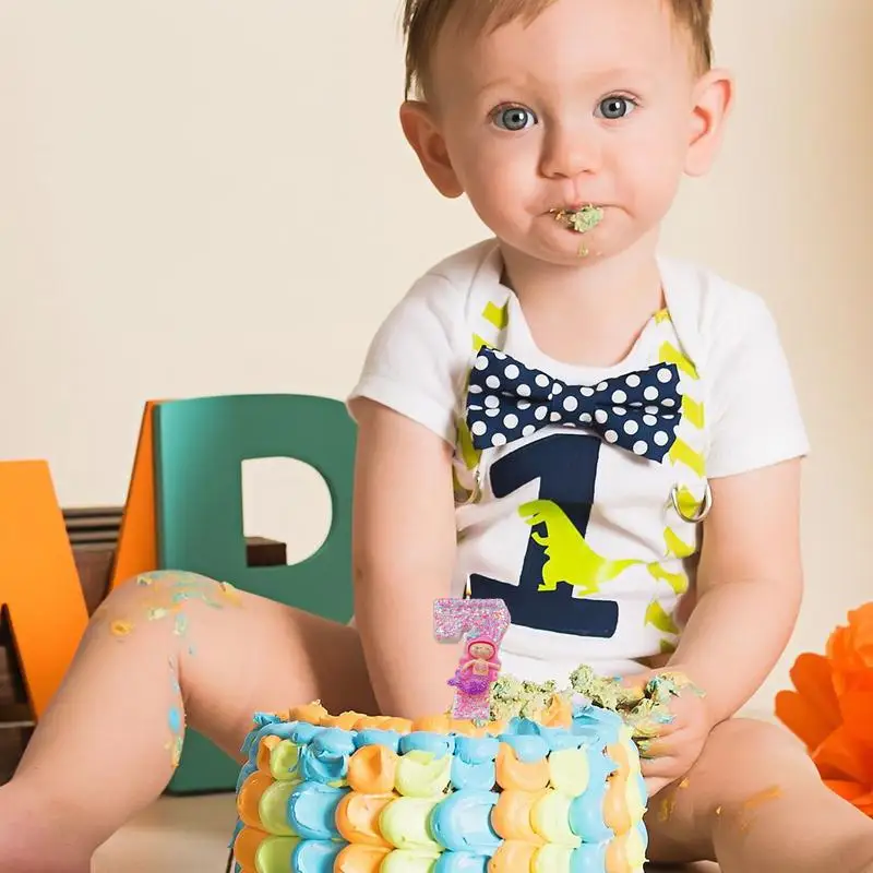 어린이 생일 양초, 생일 축하 양초, 생일 케이크 토퍼, 숫자 Candle0-9, 케이크 토퍼 장식