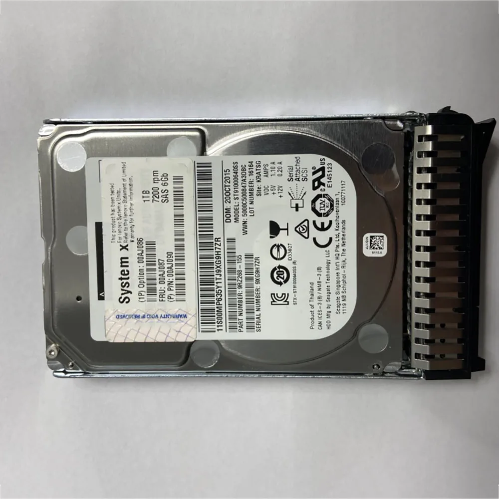 IBM  ϵ ũ, 00AJ087 1TB, 7.2K SAS 6G, 2.5 ġ, 00AJ086, 00AJ090, M5