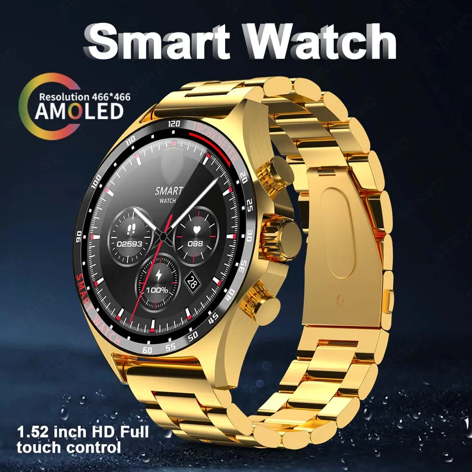 Impermeável Sport Smart Watch para Homens, Bluetooth Chamada, Bússola NFC,  400mAh, Atualização Negócios Smartwatch, Bluetooth, Chamada, Relógio -  AliExpress