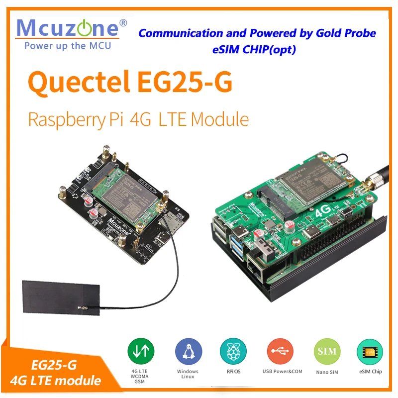 QuectelEG25GGlobalBAND4GLTEWCDMAGSMGPRSforRaspberryPi