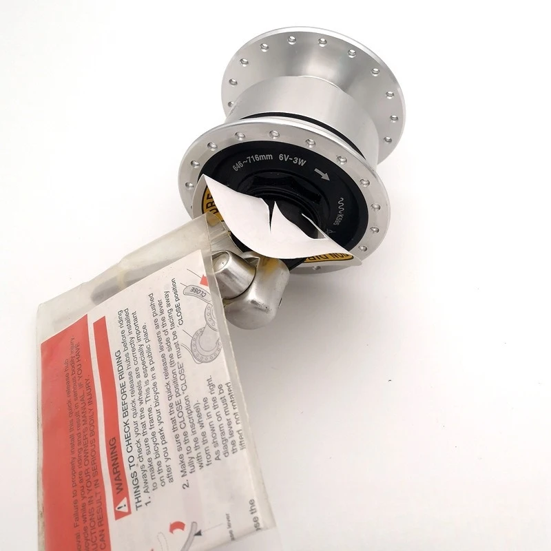 시마노 DH-3N72 다이나모 허브 프론트 제너레이터 허브 36H 100mm 6V 3W 자전거 허브