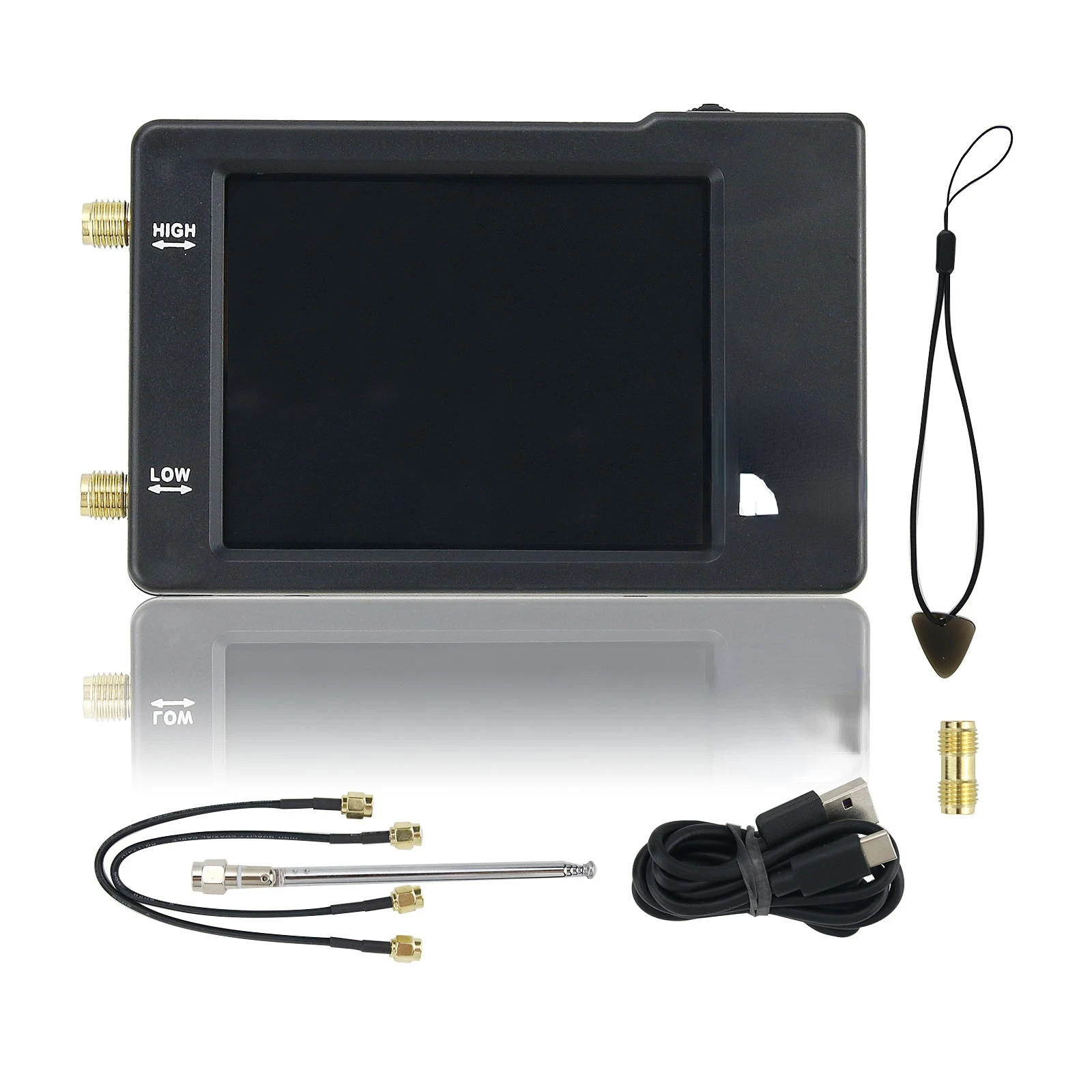 

2.8" Touch Screen Display TinySA Handheld RF Spectrum Analyzer With Built-in Battery Four Modes