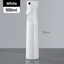 High Pressure Continuous Mist Spray Bottle (White 500ml)