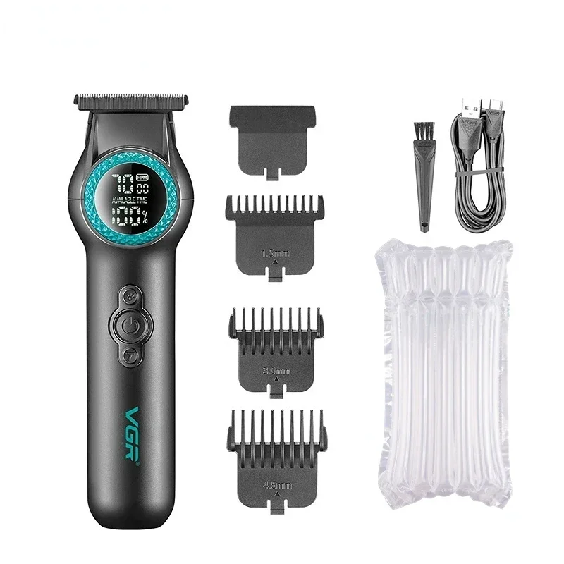 VGR مكينة حلاقة الشعر لاسلكي ماكينة تشذيب الشعر قا...