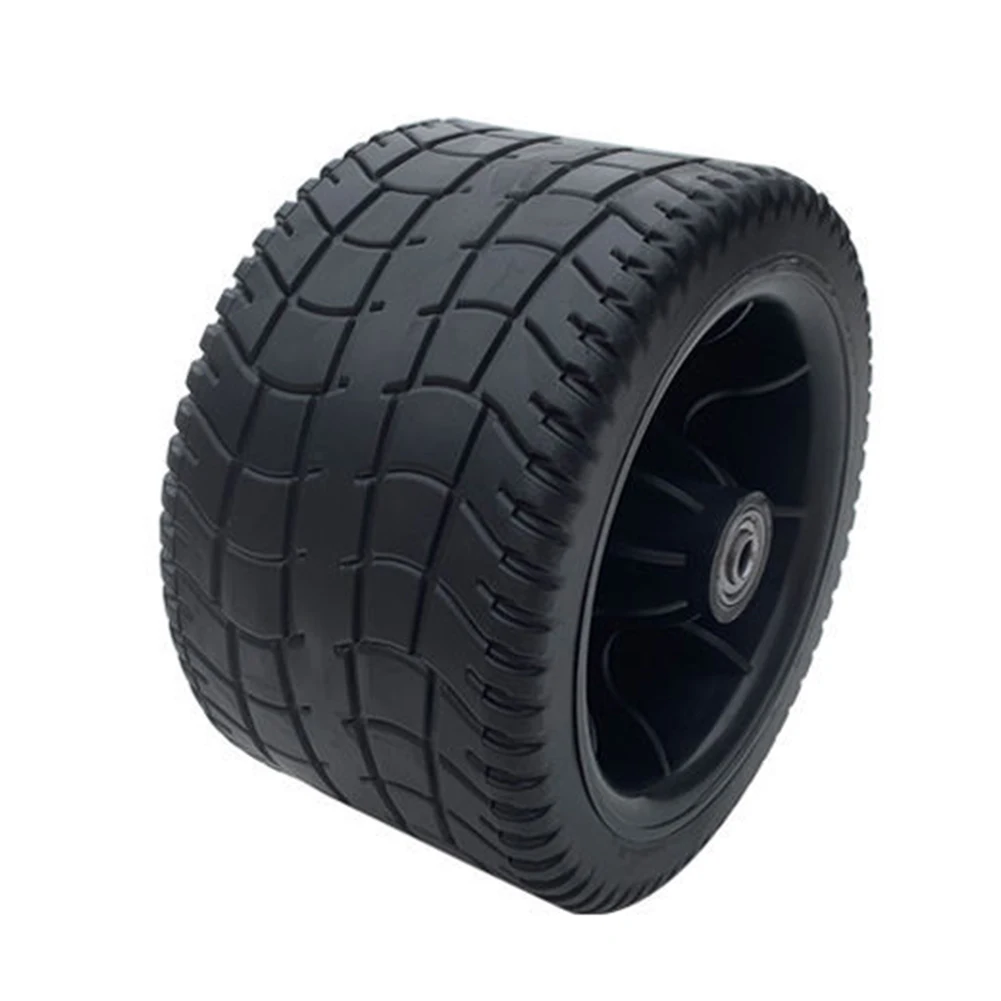 Beach 8inch PU Wheel Cart Replacement Wheel 8-inch Tire Baby Stroller Beach Cart Bearing Inner Diameter 0.8 Big