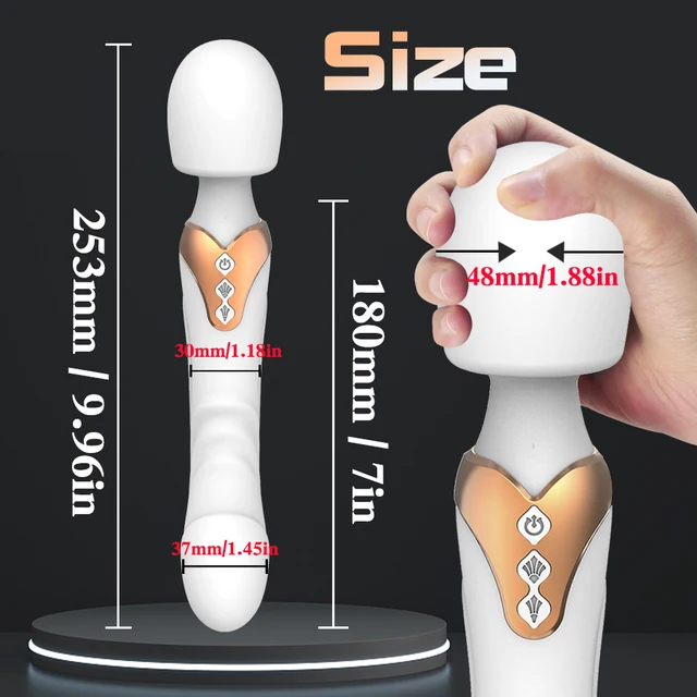 Powerful AV Vibrator Dildos Magic Wand for Women 10 Modes Clitoris Stimulator G Spot Vagina Massager Adult Sex Toys for Woman 2