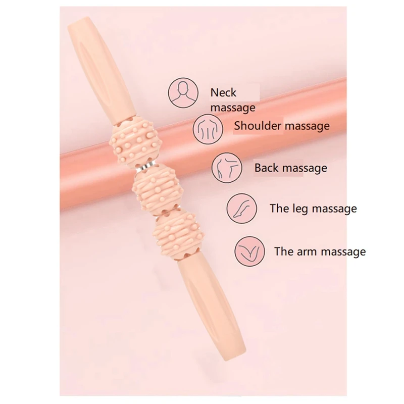 A17F-Massage Stick Roller Leg Rolling Leg Slimming Roller Muscle Massager Fascia Stick Muscle Relaxation