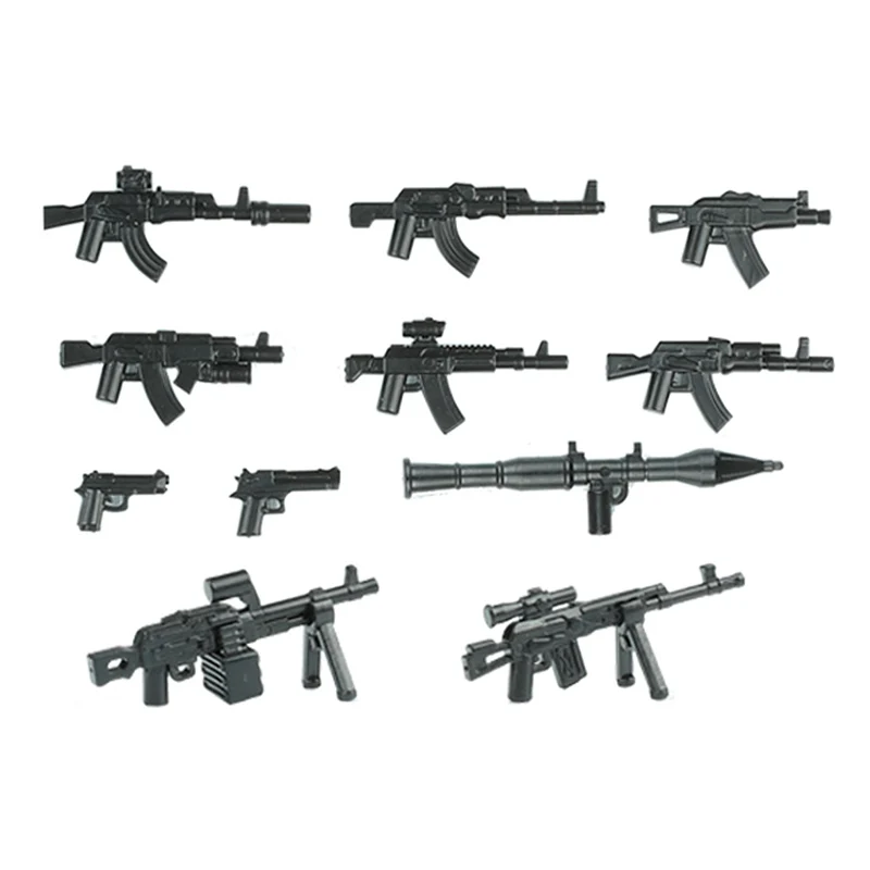 Stadt Commando Special Forces Militärfiguren Bausteine SWAT US Ukraine Armee Soldaten Assault Infanterie Schild Waffen Spielzeug – Detail 2
