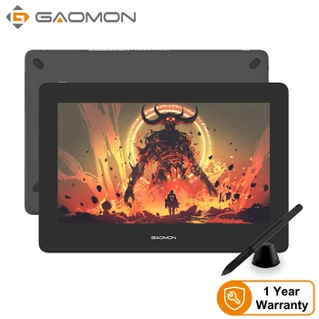 GAOMON PD1320 13.3" Portable Drawing Tablet Display, 8192 Levels Digital Pen Tablet Monitor for Mac & Windows & Android 1