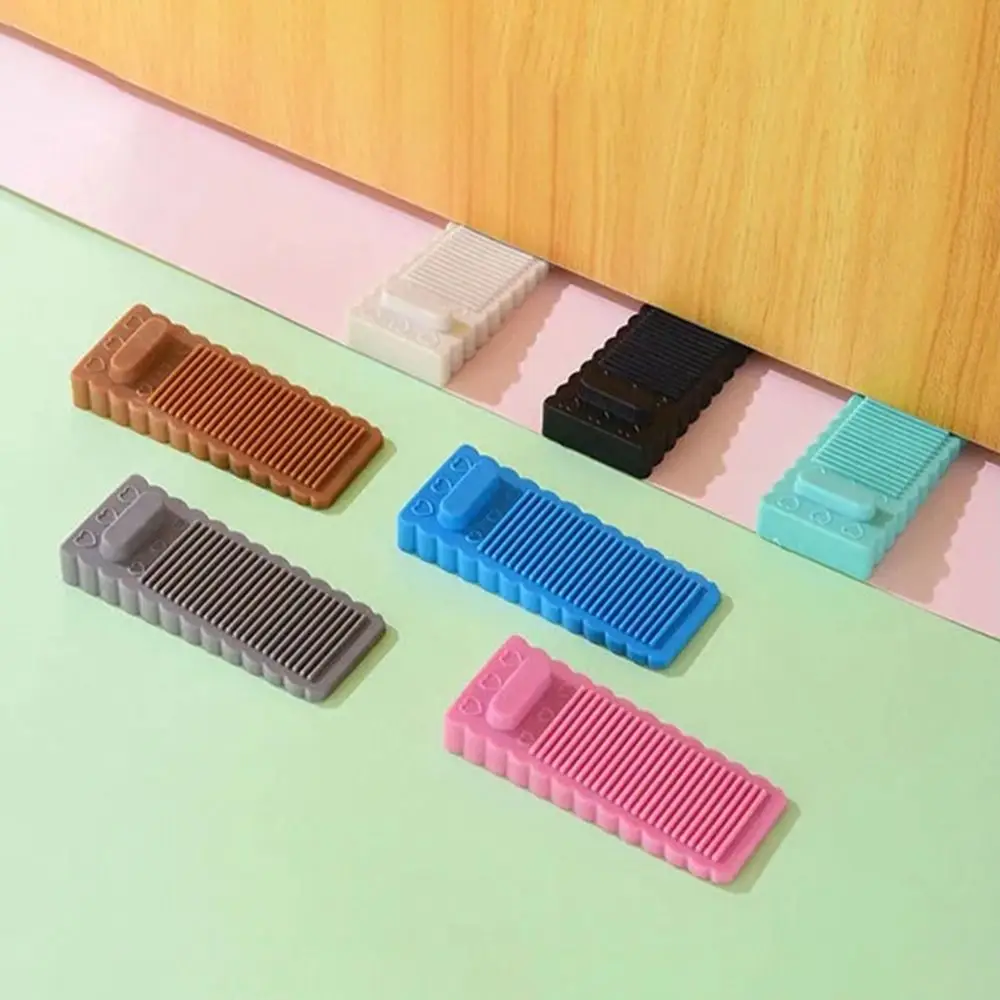 Description Picture 2 of itemCreative PVC Door Stopper Wedge Safety Floor Holder Windproof Anti Collision Doorstop Home