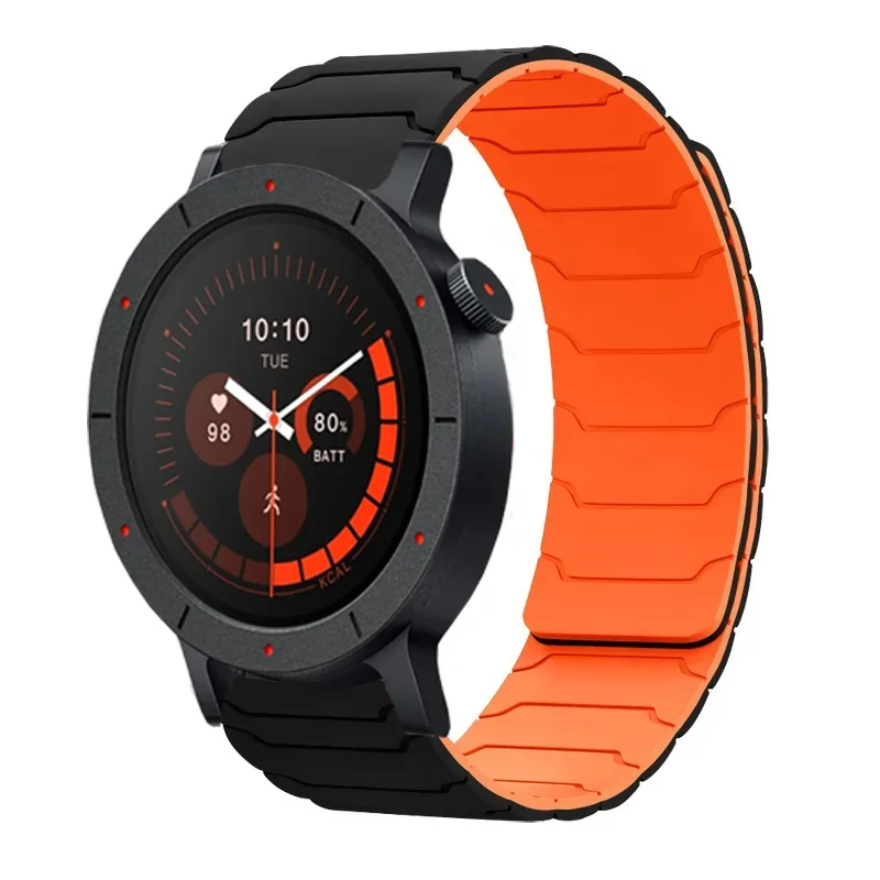 22 mm Sport-Silikonarmband für Nothing CMF Watch 3 Pro, bequemes Magnetarmband für CMF Nothing Watch Pro 2 Armband – Detail 13