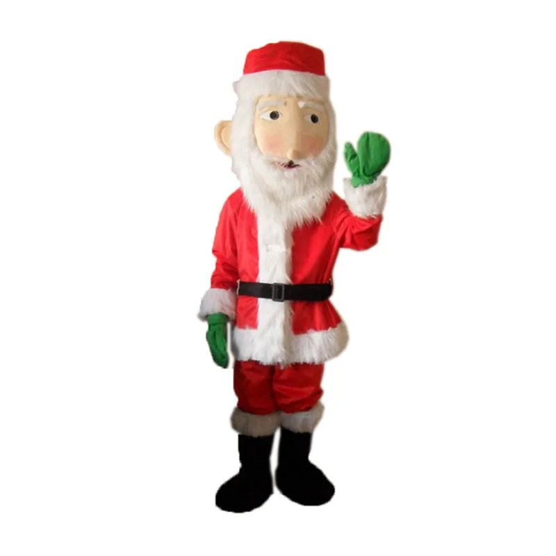 

New Adult Character Christmas Santa Claus Mascot Costume Halloween Christmas Dress Full Body Props Outfit Mascot Costume