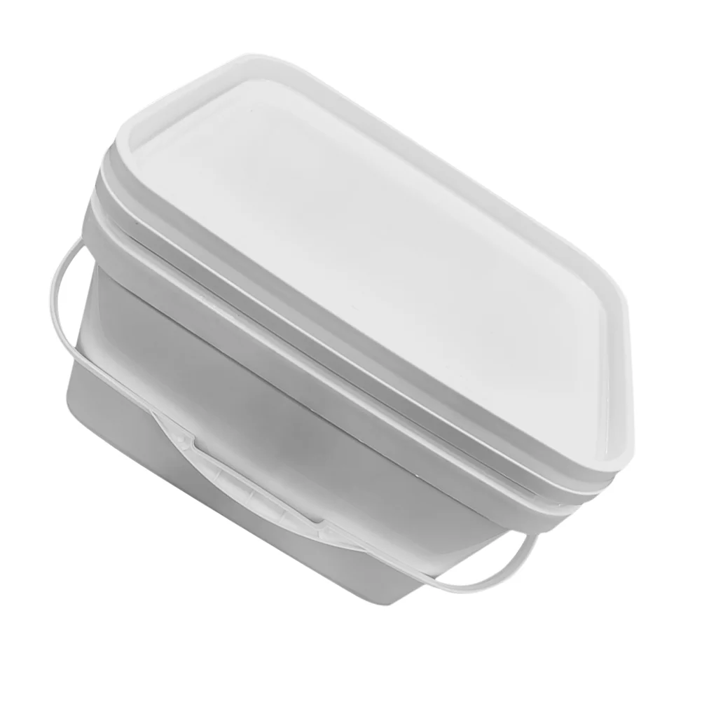 White Bucket Paint Food Containers with Lids Pour Pp Store Buckets For Painting
