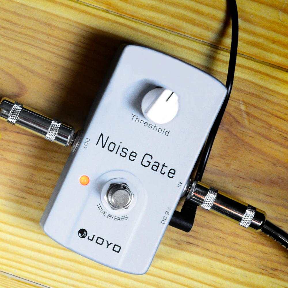 JF-31 NOISE GATE Guitar Pedal Adjustable Threshold Control True Bypass Noise Red
