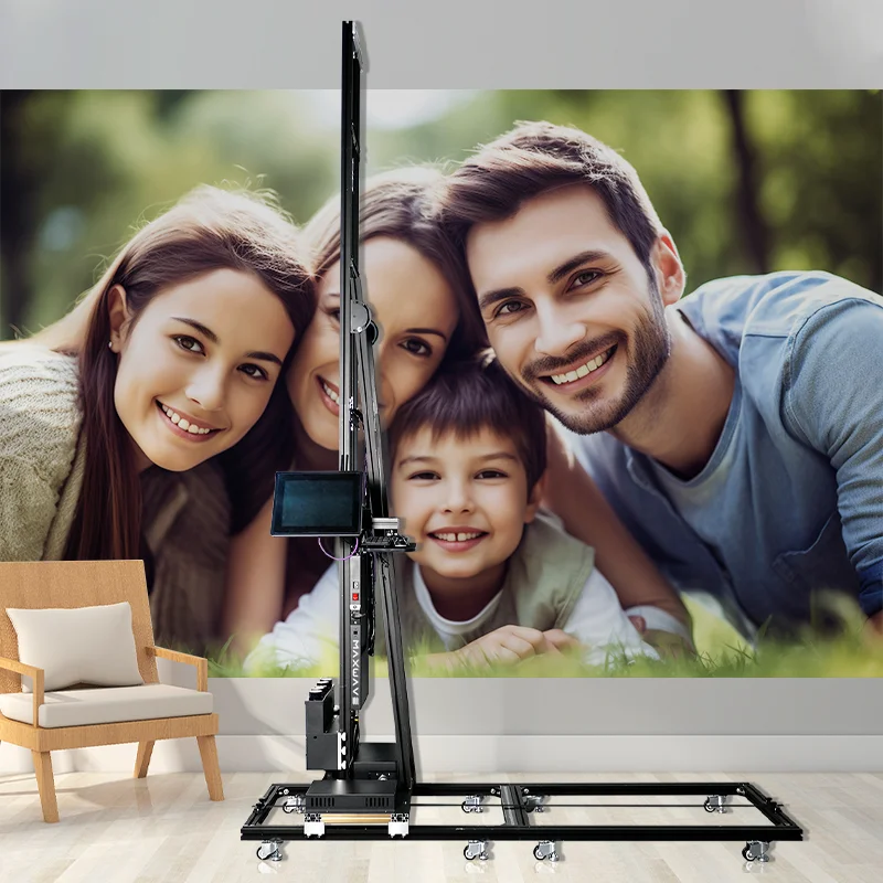 

Wall Printer Inkjet Vertical Mural Painting Printing Machine 3d Effect Automatic Direct Print on Wall Wallpaper