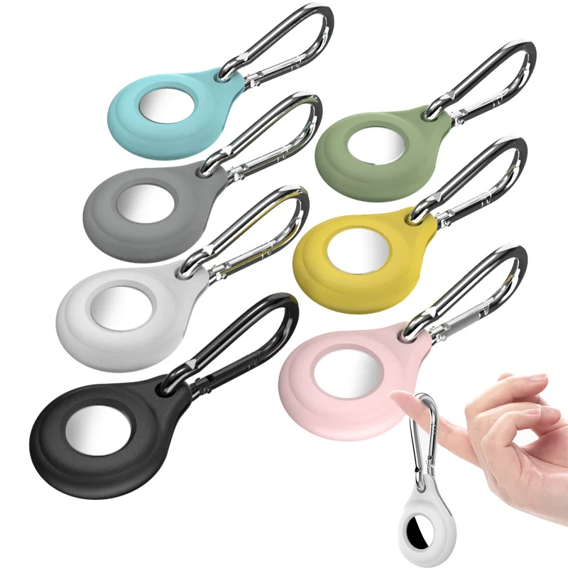 

Soft Silicone Protective Case for AirTags All Protection Cover for Apple Locator Tracker Anti-scratch Anti-lost Protector