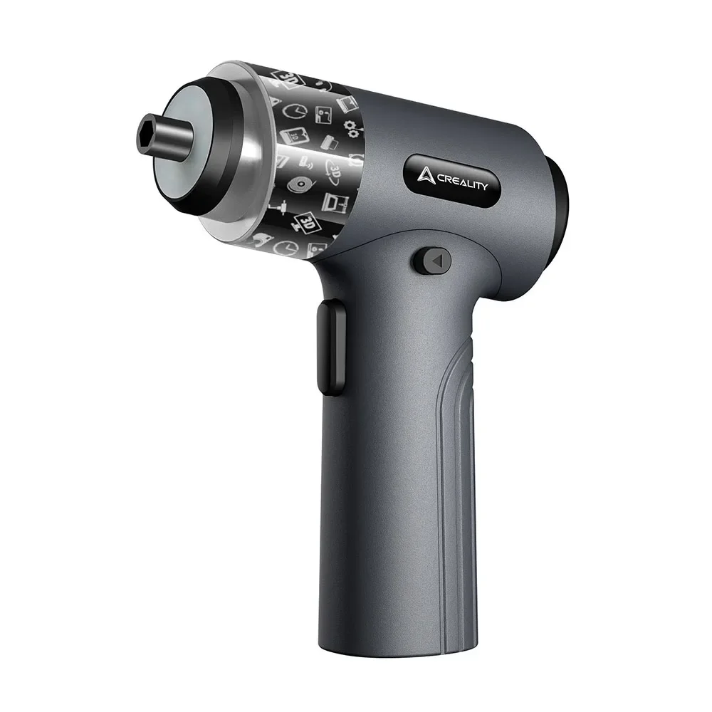 Creality 공식 무선 전기 스크루 드라이버 원형 LED 조명, CRV 스틸 스크루 드라이버 비트, 5N.m 토크, 7 단 노브, 32 개