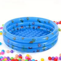 100Cm three-ring round inflatable ball pool for infants and children, swimming pool, paddling pool, sand pool 2