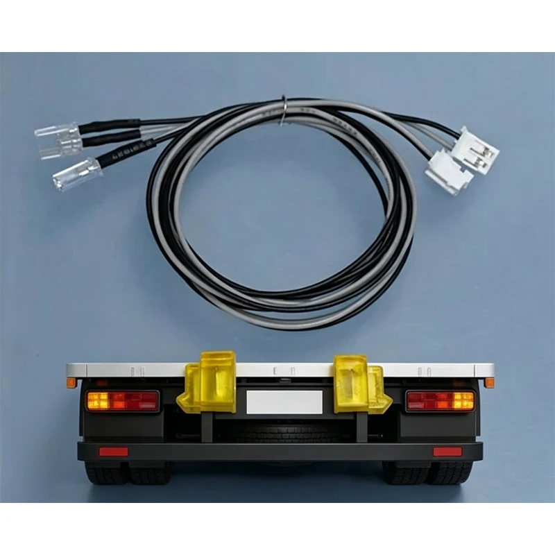 RC 1/14 1 Paar Fußpedal-Blinker für Tamiya Hydraulikbagger Lader Muldenkipper für VOLVO MAN Kipper DIY-Teile
