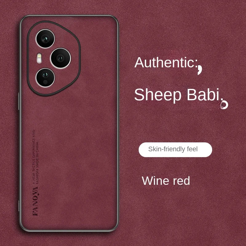 Premium Silicone Bumper PU Leather Matte Back Cover