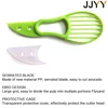 Avocado Slicer Shea Corer Butter Fruit Peeler Cutter Pulp Separator 3 In 1 Plastic Knife Kitchen Vegetable Tools 5
