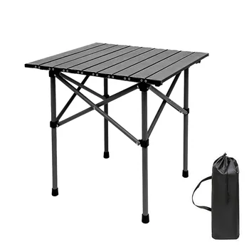 Portable Roll up Aluminum Table with Carry Bag 1