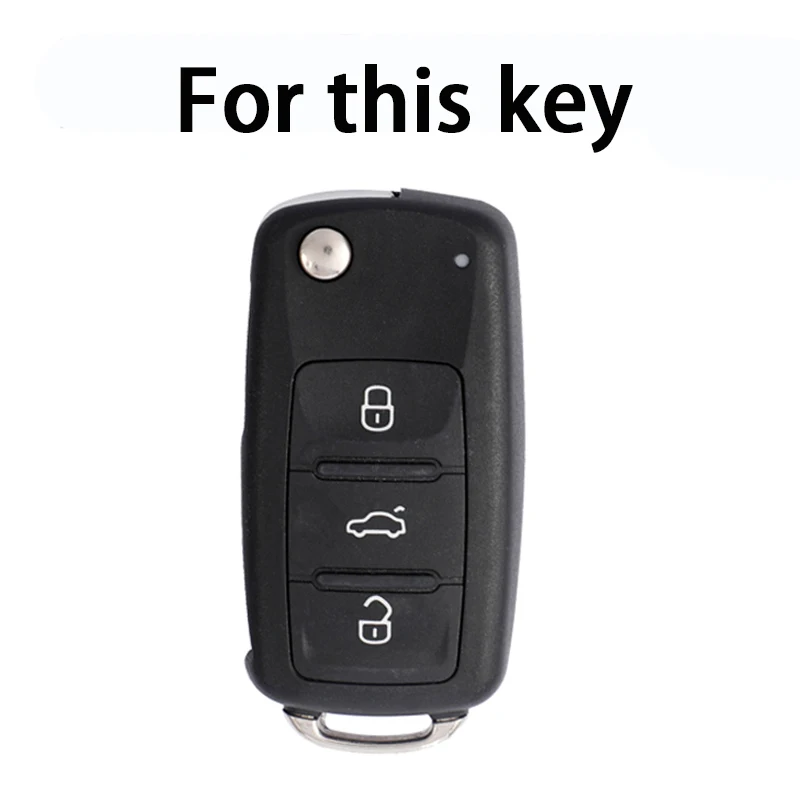 VW 골프 폴로 Bora Beetle Tiguan for SKODA Fabia Superb for SEAT Leon Toledo Altea Ibiza TPU 원격 키 Fob 케이스 커버