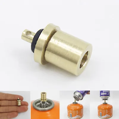 Portable Gas Refill Adapter Outdoor Camping Gas Stove Cylinder Tank Burner Accessories Hiking Inflate Butane Canister